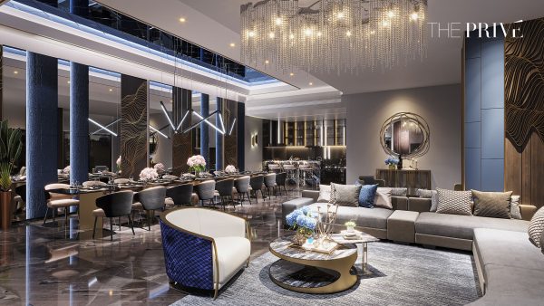 Thiết kế sảnh The Privé